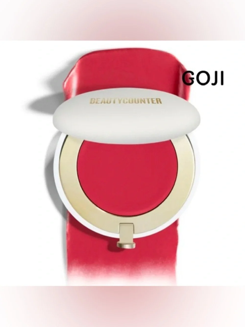 BEAUTYCOUNTER Cheeky Clean Cream Blush Goji 4.5g Dewy Clean Beauty NIB
